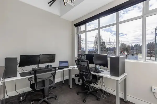 Private office with south-facing windows